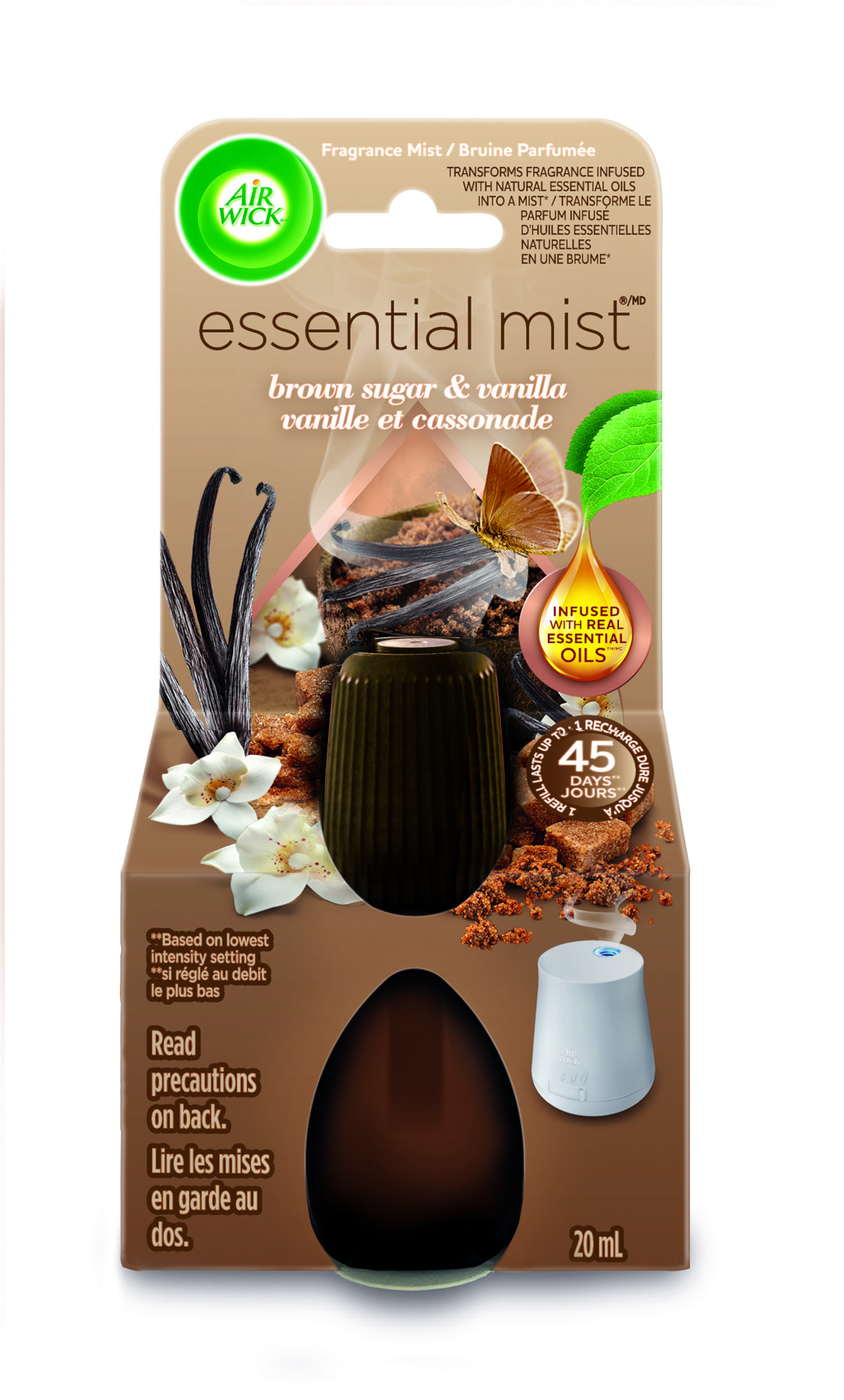 AIR WICK Essential Mist  Brown Sugar  Vanilla Canada